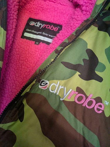 Dryrobe camo pink advance long - dryrobe,