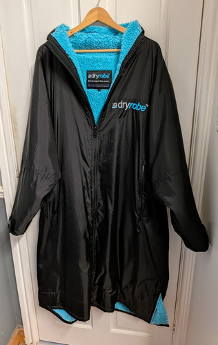 Dryrobe advance black blue - dryrobe, black/blue