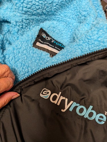 Dryrobe advance black blue - dryrobe, black/blue