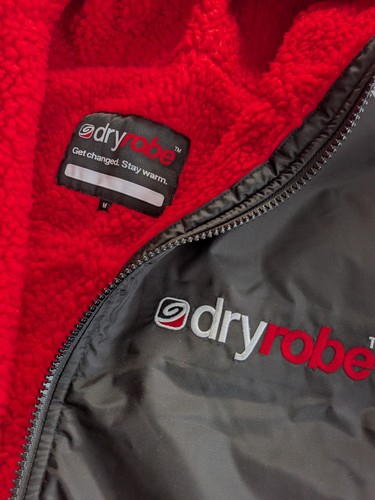 Dryrobe advance black red long - advance,
