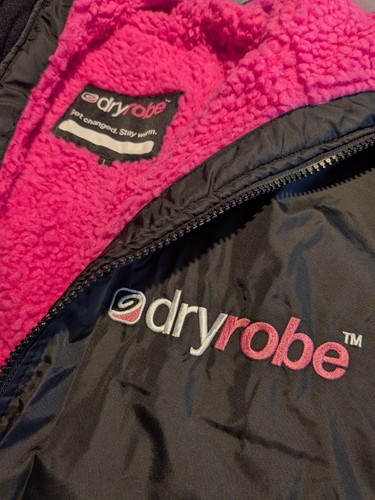 Dryrobe advance black pink - dryrobe, black/pink