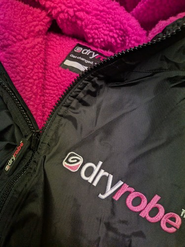 Dryrobe advance black pink - dryrobe, black/pink
