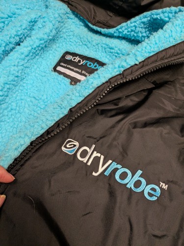 Dryrobe advance black - dryrobe, black/blue