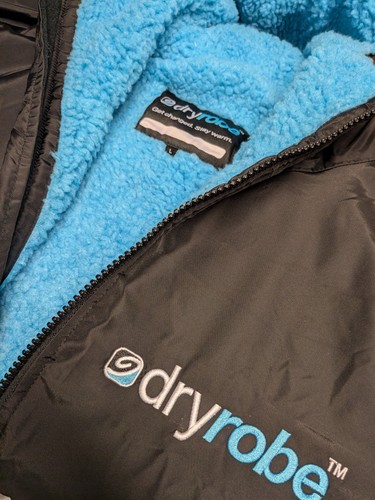 Dryrobe advance black blue - dryrobe, black/blue