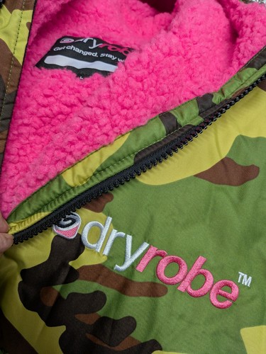 Dryrobe camo pink fleece - dryrobe,